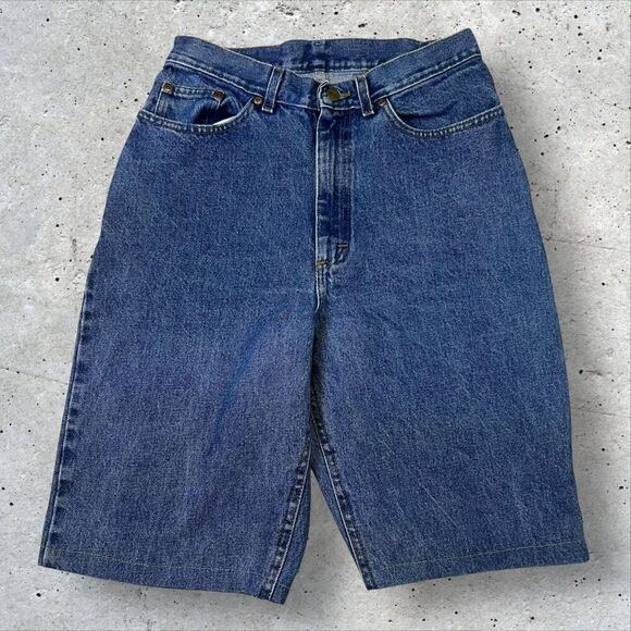 L.L Bean Jean Shorts Women's Size 12T Blue Denim Outerwear - Picture 4 of 9